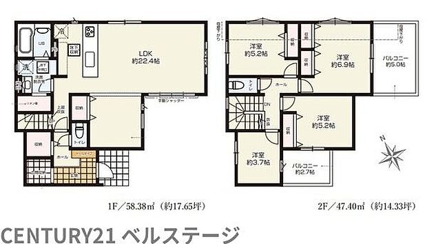 こだわりの間取りで住み心地快適