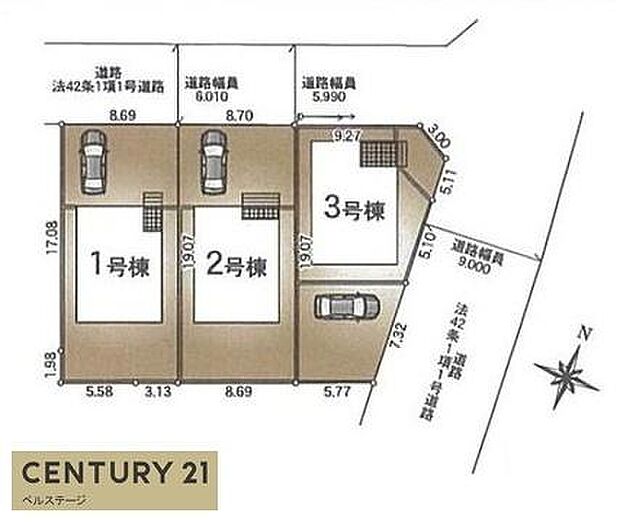1号棟！日当たりが良く快適な立地です！