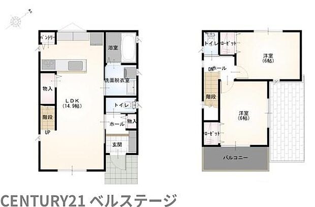 こだわりの間取りで住み心地快適
