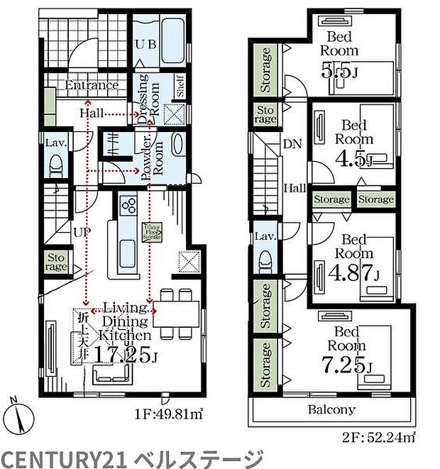 2号棟間取り図になります！