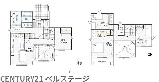 3号棟間取り図になります!
