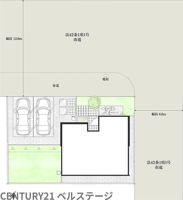 角地で見通し良好です!