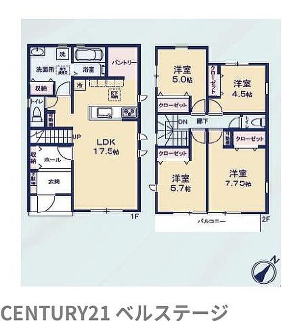 3号棟間取り図になります!