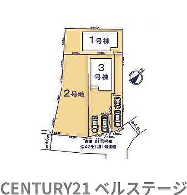 区画図です!3号棟になります!