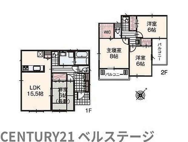3号棟間取り図になります！