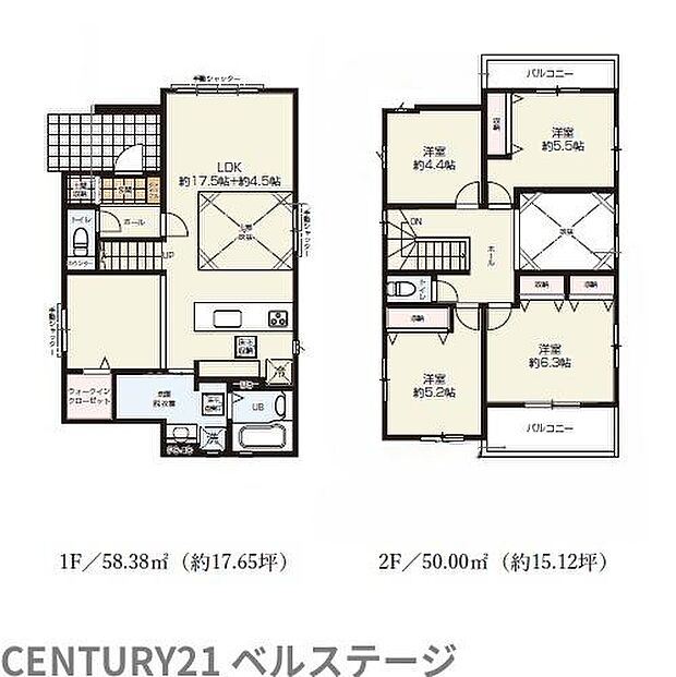 2号棟間取り図になります!