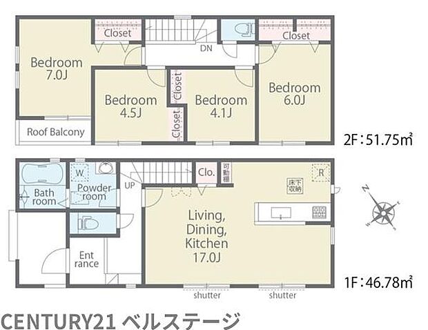 2号棟間取り図になります！