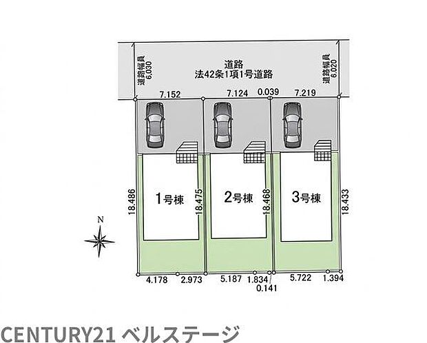 区画図です!2号棟になります!