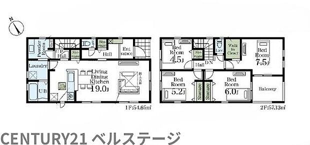 2号棟間取り図になります!