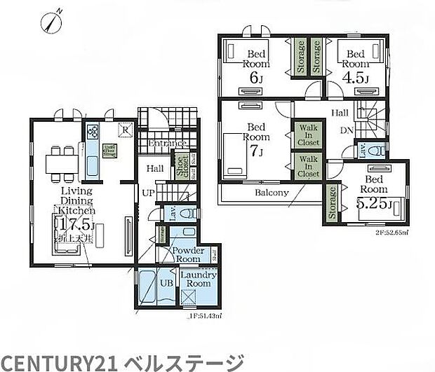 こだわりの間取りで住み心地快適