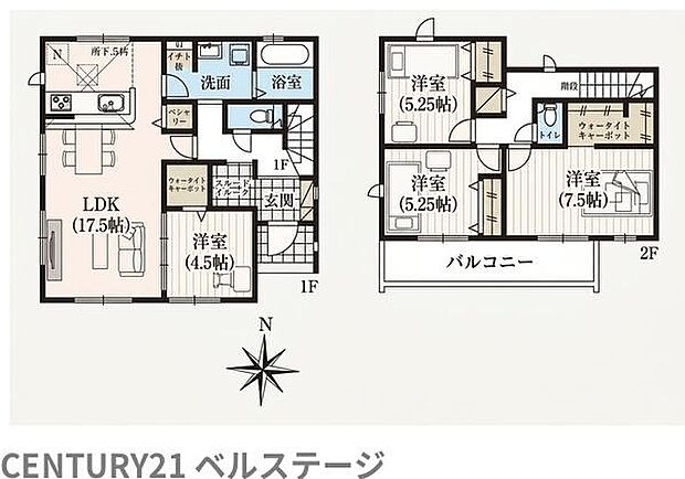 3号棟間取り図になります!