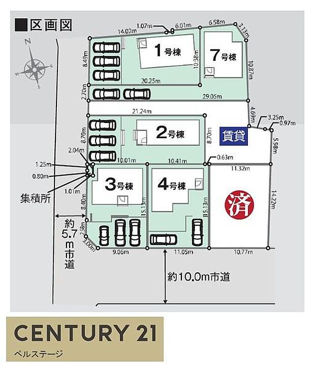 区画図です！