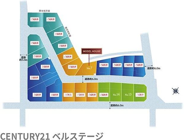 区画図です！14号棟になります！