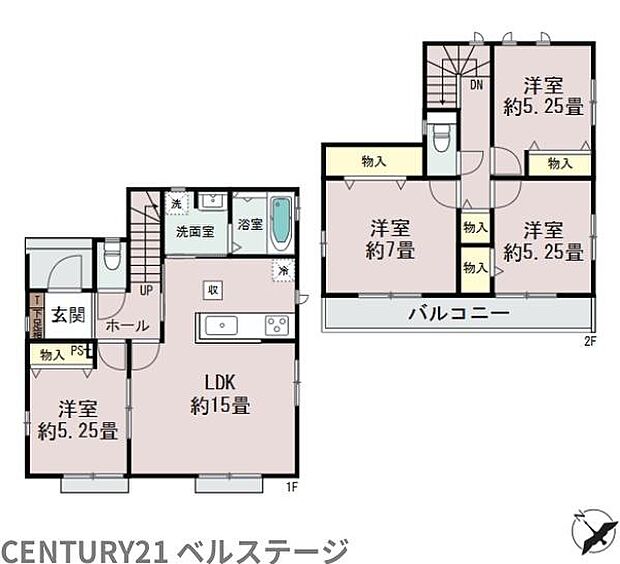 こだわりの間取りで住み心地快適