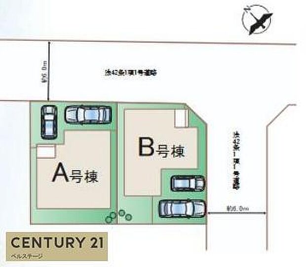 区画図です！A号棟