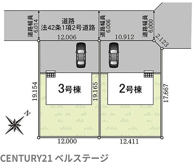 区画図です！3号棟になります！