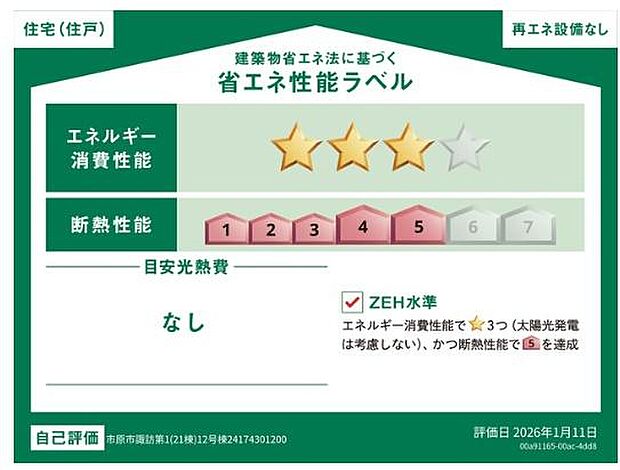 省エネラベル獲得済！