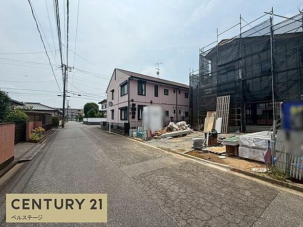 見通しの良い道路で、車の運転も安心です！