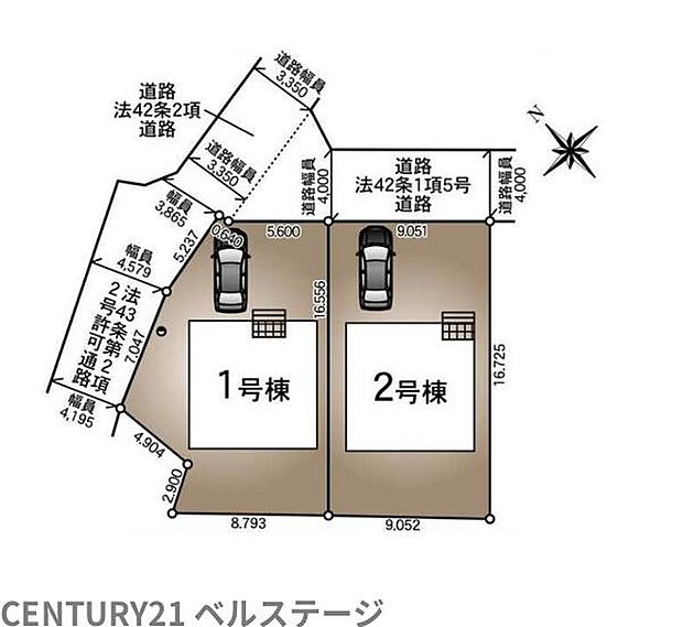 区画図です!1号棟になります!