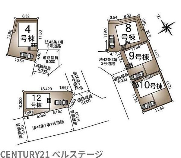 区画図です！9号棟になります！