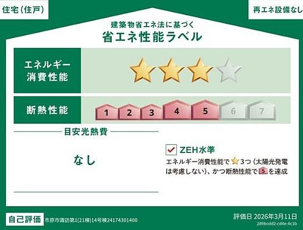 省エネラベル獲得済!