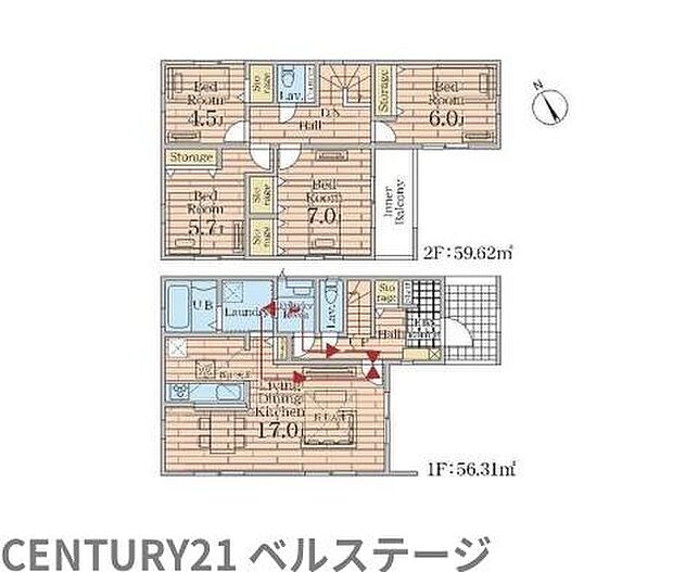 3号棟間取り図になります!