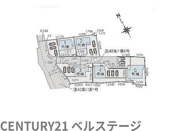 区画図です!2号棟になります!