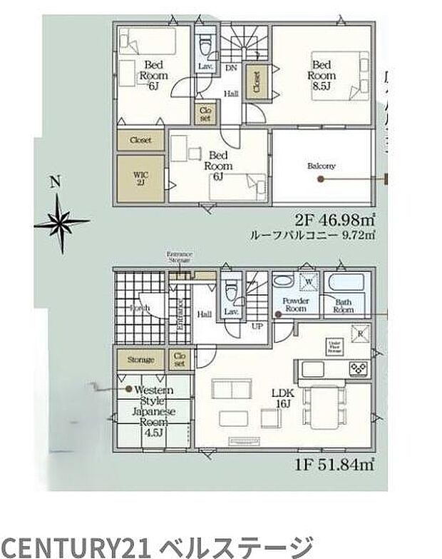 3号棟間取り図になります!