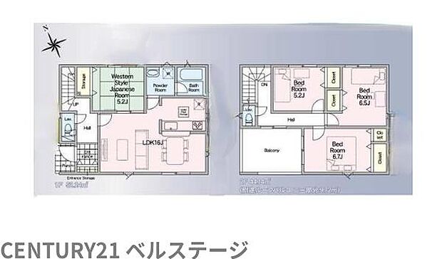 6号棟間取り図になります!