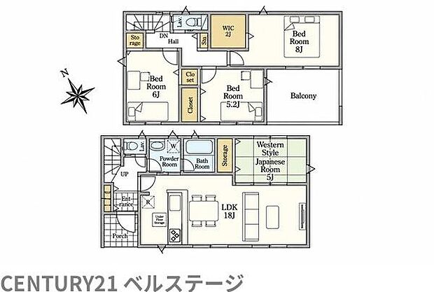 暮らしやすさが詰まったゆとりの4LDK