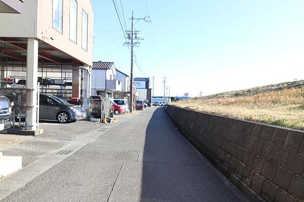前面道路の様子です!