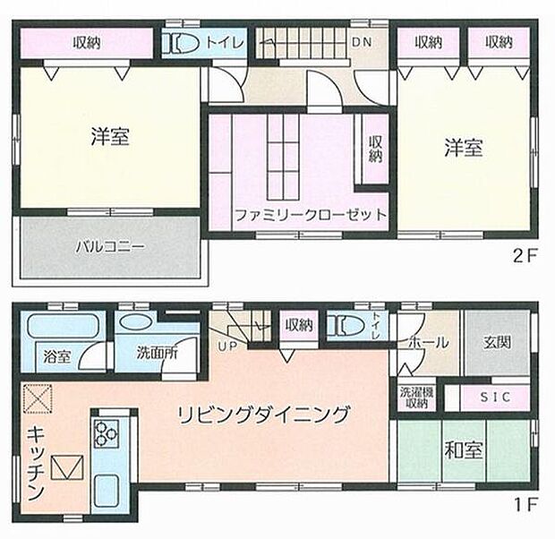 小田急小田原線 座間駅まで 徒歩8分(3SLDK)の間取り