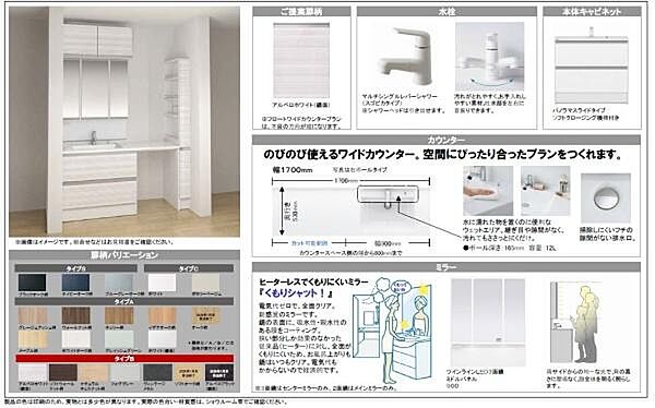洗面を拡大表示