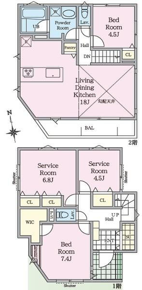 効率的な生活・家事動線と大空間を楽しむストレスフリーだからこそ、笑みが絶えない室内大空間を味わえる素敵な住まい。お子様が存分走り回れる、のびのび子育てが出来る室内空間。