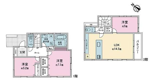 家事も育児もスムーズに！ストレスフリーな動線と陽当たり、風通し良く、収納豊富が魅力の住まい。お子様がのびのび遊べる広さで、家族の笑顔が絶えません。