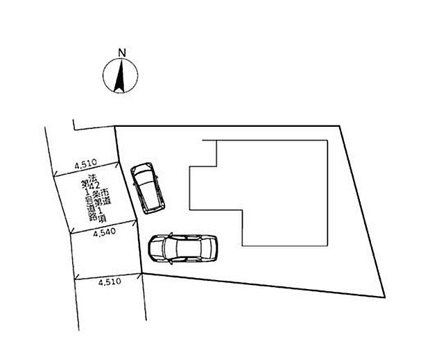 駐車場2台、陽当たり良好です。