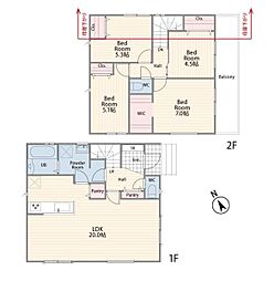 横浜市港南区下永谷３丁目の一戸建て