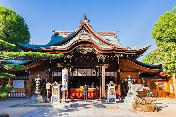 櫛田神社まで2248m