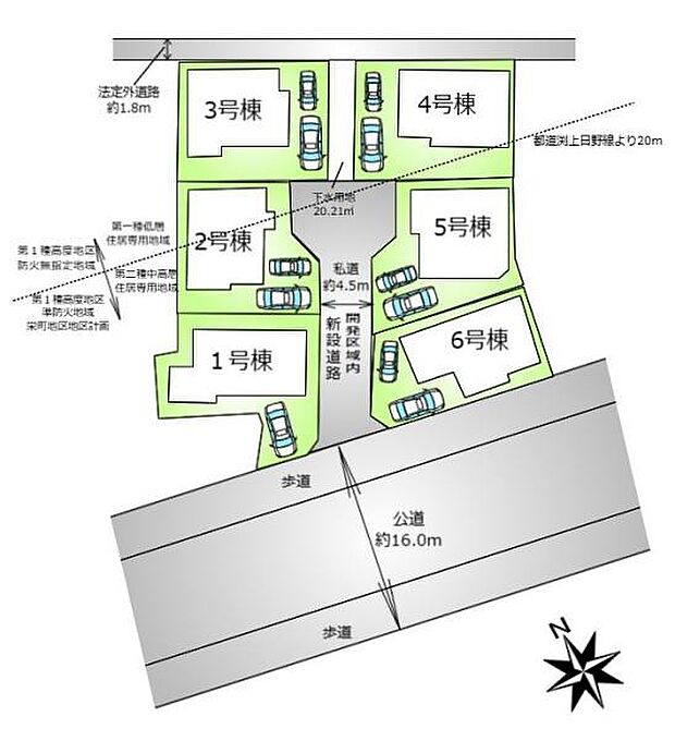 1号棟カースペースは1台（車種による）可能です！