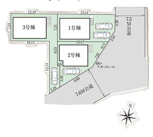 3号棟カースペースは1台(車種による)可能です!