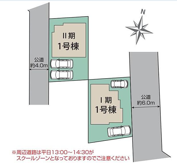 2期1号棟カースペースは並列2台(車種による)可能です!