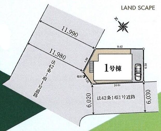 カースペースは1台(車種による)可能です。