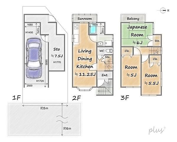 間取り：326000173472