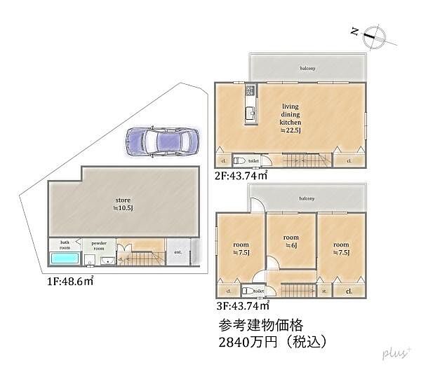 区画図：326000225135
