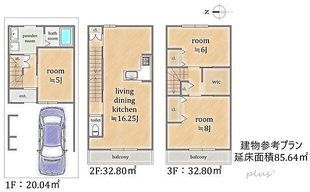 建物参考プラン 参考建物価格1、580万円