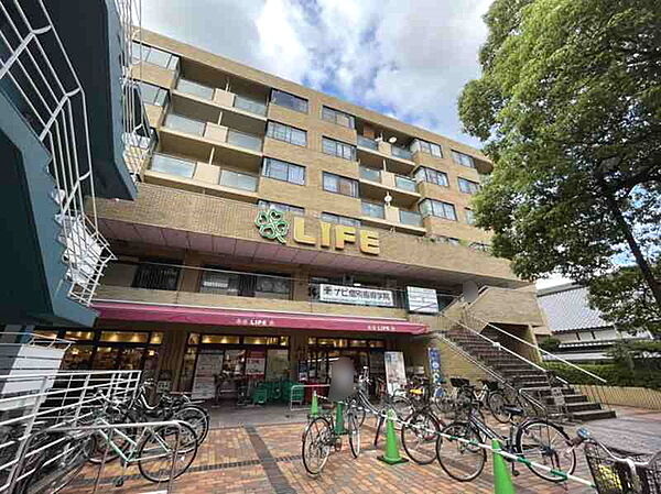 ライフ西陣店まで478m