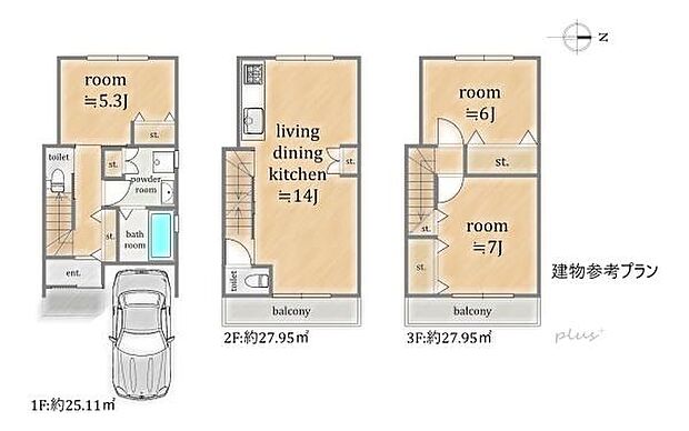 建物参考プラン 参考建物価格1、750万円