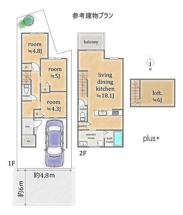 建物参考プラン 参考建物価格1、900万円
