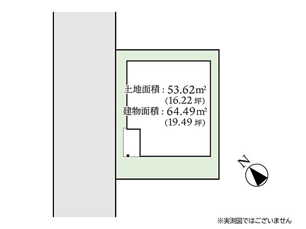 前面道路と高低差の無い平坦な立地です！