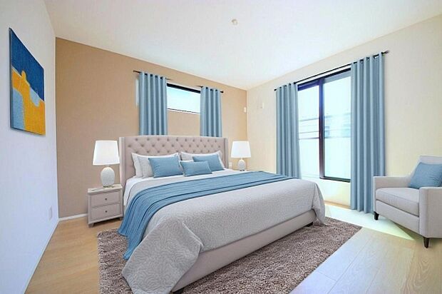 本画像はCGで作成しており、実際に現地に家具は置かれておりません。また、価格に家具は含まれておりません。